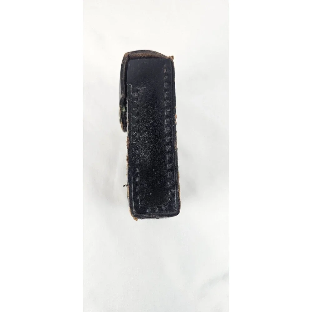 Vintage Black‎ Box Catalog Leather Case Pouch for Fox Box Tester TSW30B